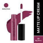 Buy Swiss Beauty Soft Matte Lip Cream - 33 - Big Berry - 6 ml - Purplle