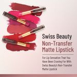 Buy Swiss Beauty Non-Transfer Matte Lipstick - 5 - Fire Pink - 2 gm - Purplle