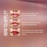 Buy Swiss Beauty Non-Transfer Matte Lipstick - 16 - Red Letter - 2 gm - Purplle