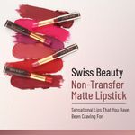 Buy Swiss Beauty Non-Transfer Matte Lipstick - 19 - Dark Brown - 2 gm - Purplle