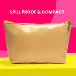 Buy NY Bae Gold Makeup Pouch 1 Pc - Purplle