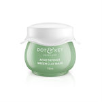 Buy Dot & Key Pollution + Acne Defense Green Clay Mask, For Acne-Prone Skin (15 ml) - Purplle