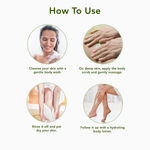 Buy The Moms Co. Natural Green Tea Body Scrub (100 g) - Purplle