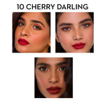 Buy SUGAR Cosmetics - Matte As Hell - Crayon Lipstick - 10 Cherry Darling (Cherry Red) - 2.8 gms -With Free Sharpner - Purplle