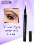 Buy Incolor Dreameyes Glitter Eyeliner Purple 2 Gms - Purplle