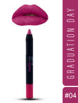 Buy Incolor Matte Me Crayon Lipstick 04 Graduation Day 2.3 Gms - Purplle