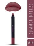 Buy Incolor Matte Me Crayon Lipstick 14 Summer Breeze 2.3 Gms - Purplle