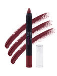Buy Incolor Matte Me Crayon Lipstick 18 Dark Era 2.3 Gms - Purplle
