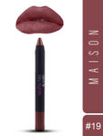 Buy Incolor Matte Me Crayon Lipstick 19 Masion 2.3 Gms - Purplle
