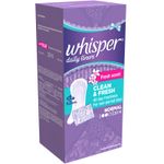 Buy Whisper Clean and Fresh Daily Liners - 20 Count - Purplle