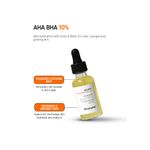 Buy Minimalist AHA BHA 10% Face Exfoliator With lactic acid + glycolic acid + salicylic acid for Radiant. Youthful skin ( 30 ml) - Purplle