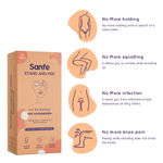 Buy Sanfe Stand and Pee Disposable Female Urination Device for Women - 60 Funnels | Portable, Leak-proof Stand and Pee Funnels for Women and Girls - Purplle