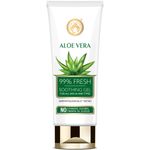 Buy Mom & World Aloe Vera 99% Fresh Soothing Gel For Hair And Skin - No Parabens, Silicones Or SLS/SLES (100 ml) - Purplle