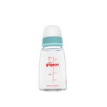 Buy Pigeon Glass Feeding Bottle (120 ml) Pale Blue With Add Nipple S - Purplle