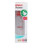 Buy Pigeon Glass Feeding Bottle (240 ml) Red With Add Nipple L - Purplle