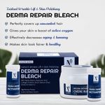 Buy NutriGlow Advanced Organics Derma Repair Bleach Cream (700 gm) & Face Wash (100 ml) For Instant Wrinkle Lift & Skin Polishing - Purplle