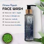 Buy NutriGlow Advanced Organics Derma Repair Bleach Cream (700 gm) & Face Wash (100 ml) For Instant Wrinkle Lift & Skin Polishing - Purplle