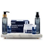 Buy NutriGlow Advanced Organics Derma Repair Combo of 3: Bleach Cream (700gm)/ Face Wash (100 ml) & Facial Toner (100 ml) - Purplle