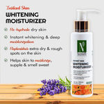 Buy NutriGlow Advanced Organics Skin Whitening Face Wash & Moisturizer SPF 20 For Deep Nourishment, 100 ml each - Purplle