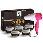 Buy NutriGlow NATURAL'S Raw Irish Coffee Facial Kit (260 gm) With Assorted Hair Dryer For Deep Pore Cleansing - Purplle
