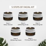 Buy NutriGlow NATURAL'S Raw Irish Coffee Facial Kit (260 gm) & Coffee Face Pack (200 gm) For Deep Pore Cleanser - Purplle