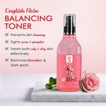 Buy NutriGlow NATURAL'S English Rose Facial Kit (260 gm) & Balancing Toner (150 ml) For Glowing Skin - Purplle