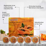 Buy NutriGlow Papaya Fruit Facial Kit (260 gm) & Bleach Cream (43 gm) For Blemish Free Fairer Complexion - Purplle