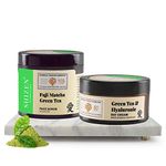 Buy SHIZEN Fuji Matcha Green Tea Face Scrub (100 gm) With Moisturizing Green Tea & Hyaluronic Day Cream (50 gm) / Tightening/ Reduce Wrinkles/Face Cream/ No Parabens - Purplle
