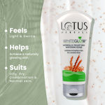 Buy Lotus Herbals Whiteglow Oatmeal & Yogurt Skin Whitening Scrub, 50g - Purplle