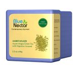 Buy Blue Nectar Amritanadi Assam Green Tea Loose Leaves with Digestive Aniseed (50g + 15 g FREE, 33 Cups) - Purplle