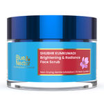 Buy Blue Nectar Ayurvedic Brightening & Radiance Detan Face Scrub (16 Herbs, 50 g) - Purplle