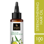 Buy Good Vibes Amla & Bhringraj Strengthening Hair Oil | Hair Growth, Prevents Damage | No Parabens, No Sulphates, No Mineral Oil (100 ml) - Purplle