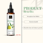 Buy Good Vibes Amla & Bhringraj Strengthening Hair Oil | Hair Growth, Prevents Damage | No Parabens, No Sulphates, No Mineral Oil (100 ml) - Purplle