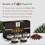 Buy NutriGlow NATURAL'S Raw Irish Coffee Facial Kit (260 gm) With Face & Body Scrub (200 gm) For Acne Treatment - Purplle