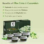 Buy NutriGlow NATURAL'S Aloe Vera & Cucumber Facial Kit (260gm) With Body Lotion (500 ml) For Intensive Nourishment - Purplle