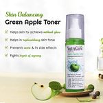 Buy NutriGlow NATURAL'S Aloe Vera & Cucumber Facial Kit (260 gm) & Green Apple Toner (120 ml) For Skin Tone Correction - Purplle