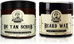 Buy Escobar Combo of 2 Most Wanted De Tan Scrub (100gm) and Beard Wax (100gm) - Purplle