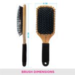 Buy Vega Wooden Paddle Hair Brush (India's No.1* Hair Brush Brand), E1-PB - Purplle