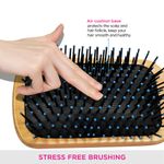Buy Vega Wooden Paddle Hair Brush (India's No.1* Hair Brush Brand), E1-PB - Purplle