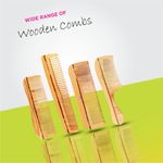 Buy Vega Natural Wooden Styling Hair Comb,Handmade, (India's No.1* Hair Comb Brand)For Men and Women (HMWC-01) - Purplle