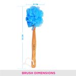 Buy VEGA Wooden Handle Bath Brush (BA-1/6) ( Color May Very ) - Purplle