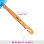Buy VEGA Wooden Handle Bath Brush (BA-1/6) ( Color May Very ) - Purplle