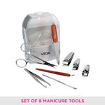 Buy VEGA Manicure Set , Set of 8 Tools (MS-08) color may vary - Purplle