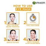 Buy Garnier Eye Serum Masks Combo - Pack of 4 - 2 Hydra Bomb Orange Eye Masks + 2 Hydra Bomb Coconut Water Cooling Eye Serum Mask (Blue) - Purplle