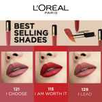 Buy L'Oreal Paris Rouge Signature Matte Liquid Lipstick Pack of 2 : shade 121 + 129 - Purplle