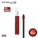 Buy Maybelline New York Super Stay Matte Ink Liquid Lipstick x Rogue Reds, 295 Dauntless, 5ml - Purplle