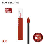 Buy Maybelline New York Super Stay Matte Ink Liquid Lipstick x Rogue Reds, 305 Unconventional, 5ml - Purplle
