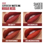 Buy Maybelline New York Super Stay Matte Ink Liquid Lipstick x Rogue Reds, 305 Unconventional, 5ml - Purplle