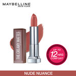 Buy Maybelline New York Colossal Waterproof Mascara and Creamy Matte Lipstick Nude Nuance - Purplle