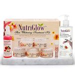 Buy NutriGlow Combo : Skin Whitening Treatment Facial Kit (310 gm) + Skin Whitening Moisturizing Lotion (500 ml)/ Instant Glow/Intense Moisture/All Skin Type… - Purplle